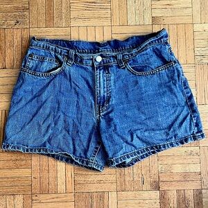 Vintage Blue Jean Shorts Classic Cut-Off Style